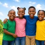 Nigerian children during Children’s Day activities highlighting child rights advocacy