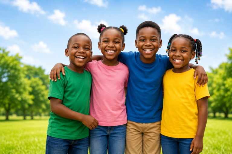 Nigerian children during Children’s Day activities highlighting child rights advocacy