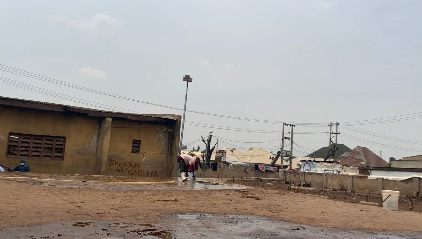 Cleaning activities continue at the Karu abattoir amid concerns over sanitation and environmental safety