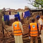 NEMA officials in one of the affected communities