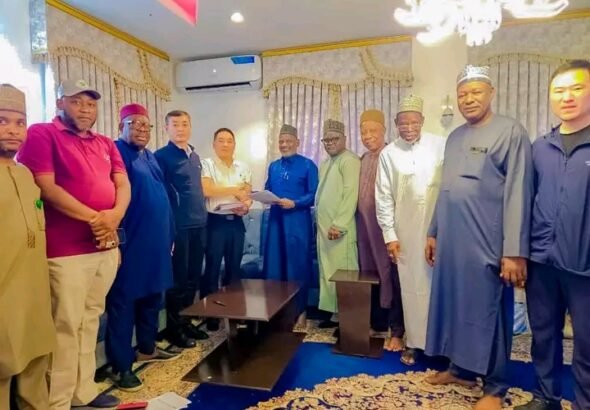 Jigawa State officials and Chinese investors signing the Maigatari Border Free Zone agreement
