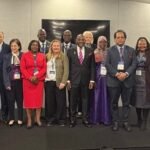 Nigeria Education Minister Tunji Alausa speaking at Education World Forum London