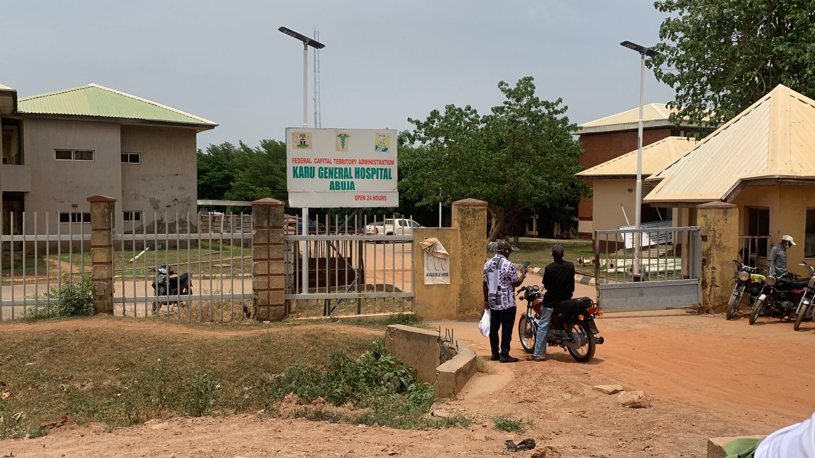 Exterior view of Karu General Hospital during Africa Health Report’s investigative visit in Abuja.