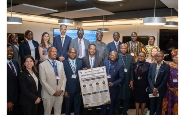 African health leaders and WHO officials discussing malaria and NTD elimination strategies