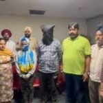 Indian police display seized heroin following arrest of Nigerian woman in Tarn Taran