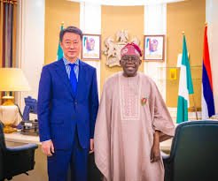 Nigerian and Chinese officials at tea culture event in Abuja