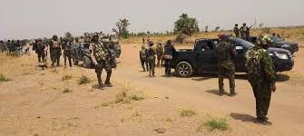 Nigerian and US troops during a counterterrorism operation in the Lake Chad region