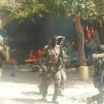 Nigerian soldiers during counterinsurgency operation in Borno State
