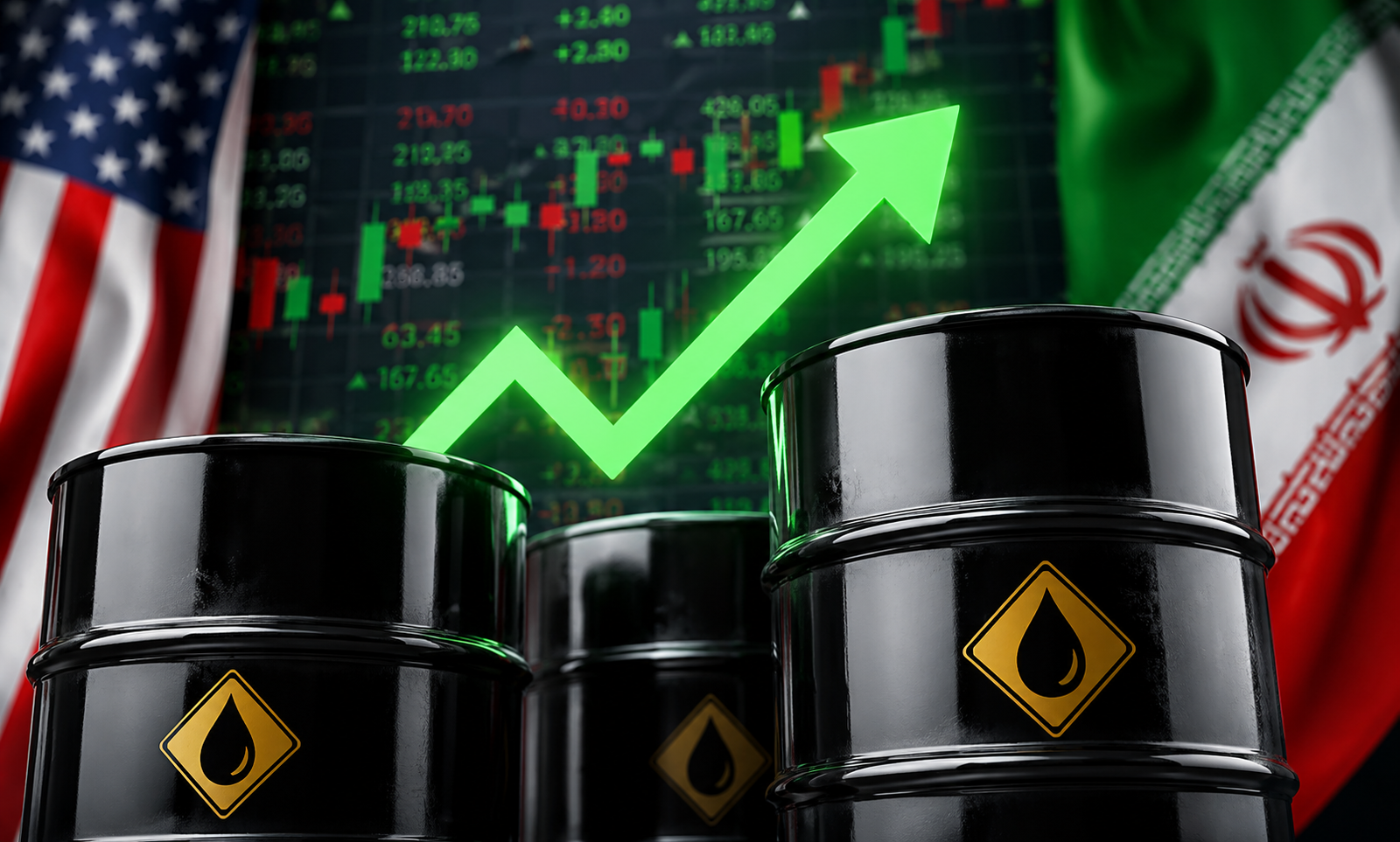 Oil refinery and global crude oil market affected by US-Iran tensions