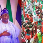 President Tinubu addressing workers at Abuja May Day event