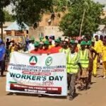Yobe civil servants at May Day rally demanding welfare reforms