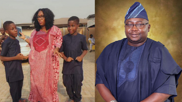 Security operatives involved in the rescue of Adelabu's sister and her twin sons in Oyo State.
