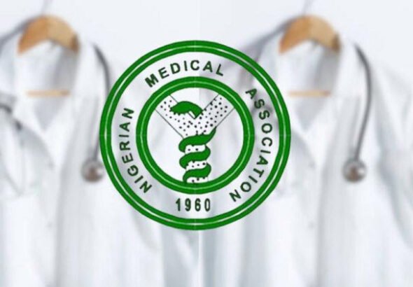 Nigerian doctors during a healthcare advocacy event in Lagos.