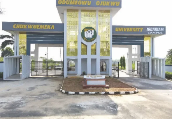 Chukwuemeka Odumegwu Ojukwu University campus in Anambra State.