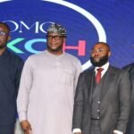 Young entrepreneurs receive SME grants in Lagos.