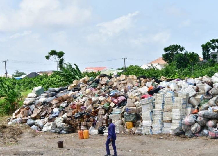Lagos officials launch a task force against illegal waste dumping.