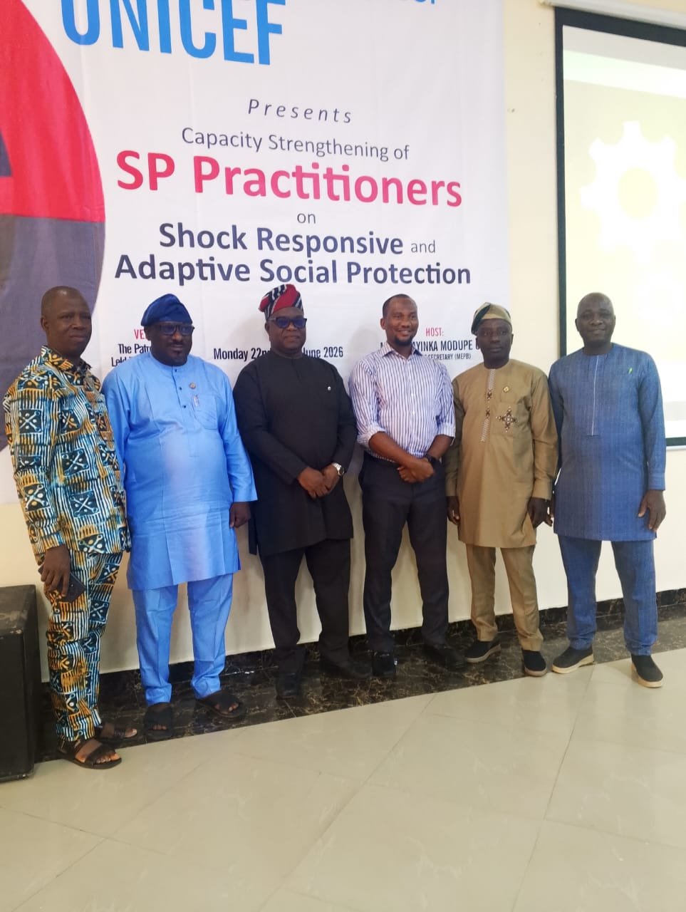 Participants at the UNICEF social protection workshop in Lagos.