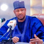 Governor Dikko Radda commissioning a water project in Katsina State.