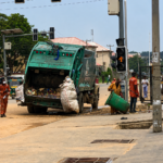 Waste disposal worker Hassan shares his experience of occupational health risks and healthcare challenges during an interview in Gwarinpa, Abuja.