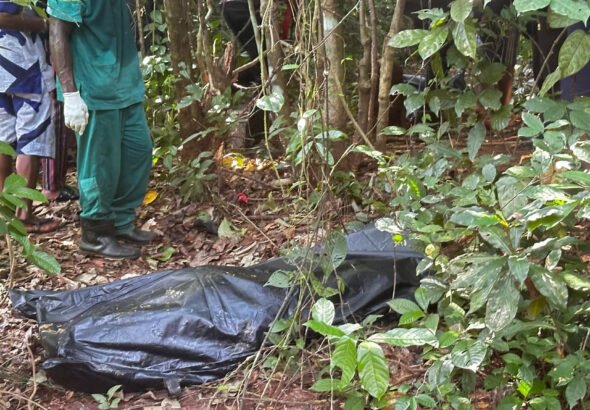 Edo Police operatives during a rescue operation that led to the recovery of a kidnap victim's body.