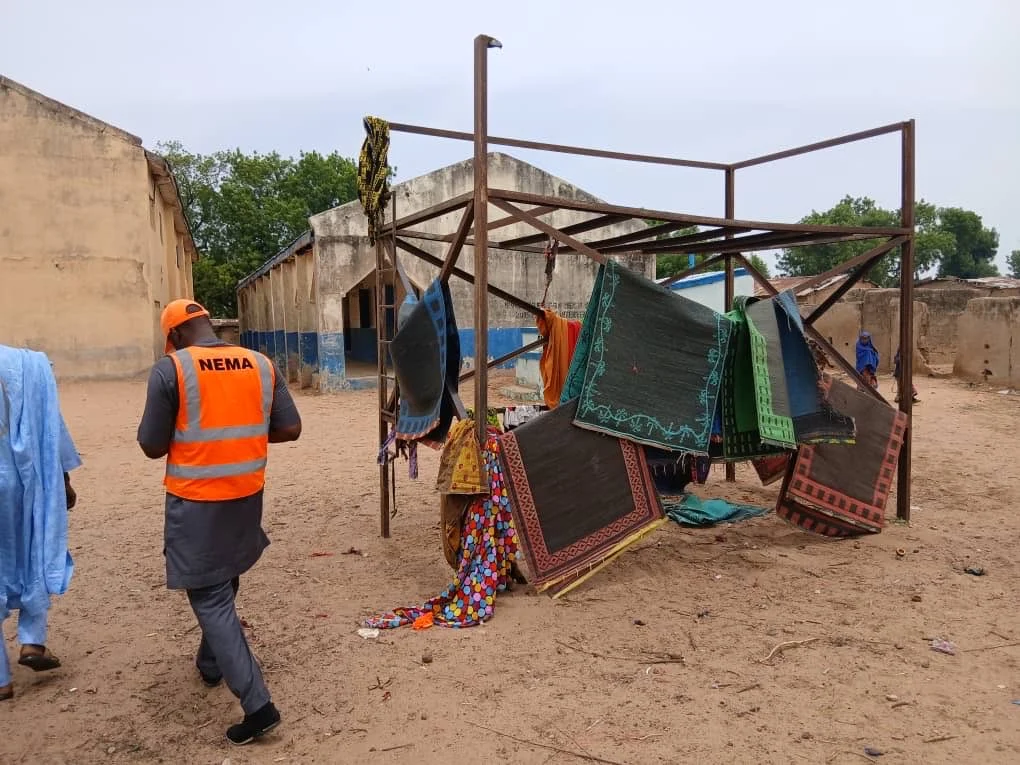 Displaced residents seek shelter after attacks in Sokoto State.