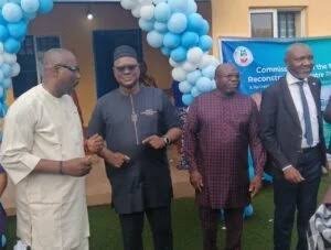Officials commissioning the Fidson Theatre Pharmacy at FMC Asaba