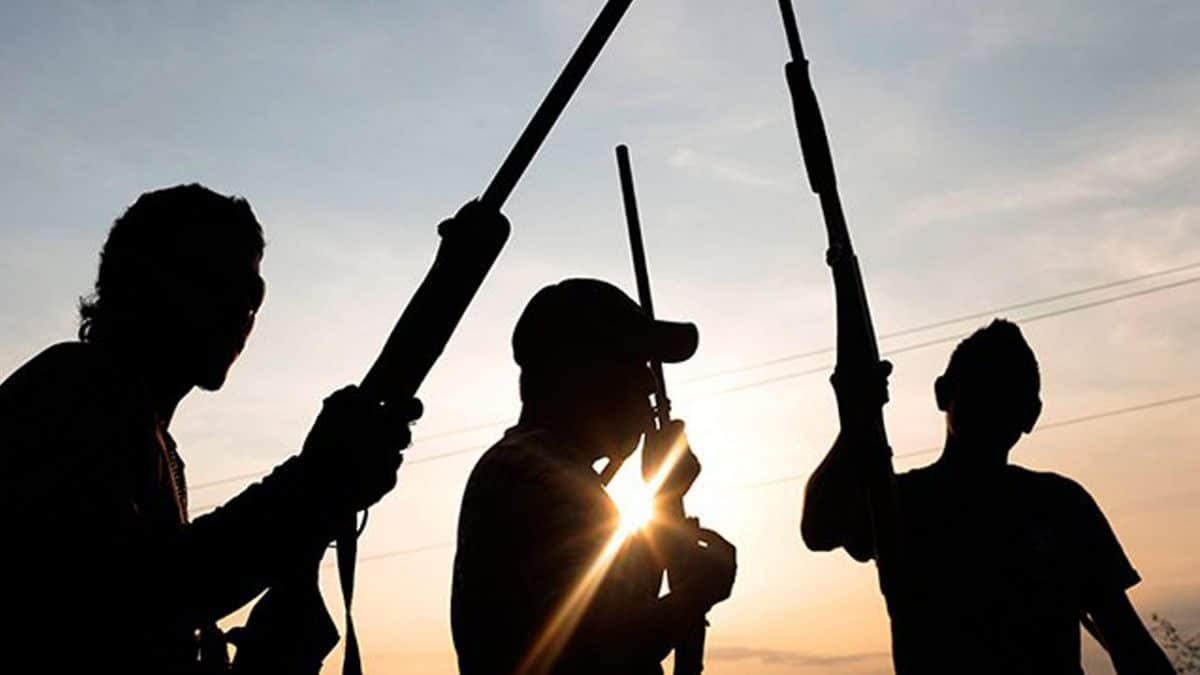 Security operatives searching for students abducted by bandits in Zamfara State.