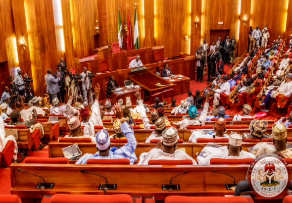 Senators during a session calling for stronger national campaigns against indiscipline in Nigeria.