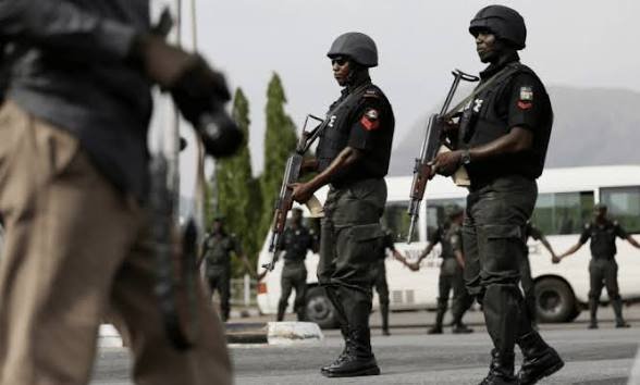 Security personnel during operations in Nigeria.