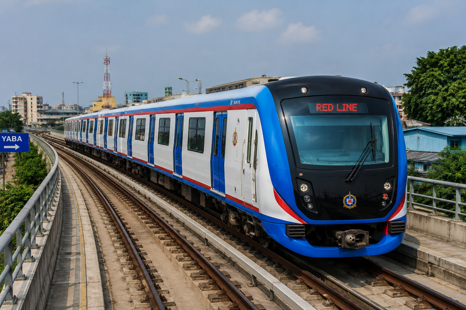 NRC officials present the Permanent Rail Operating Licence to Lagos State through LAMATA.