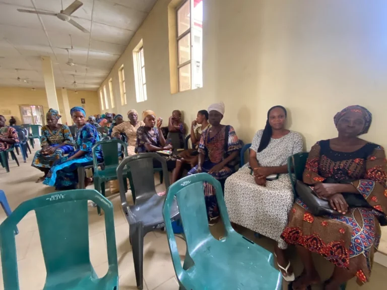 Parents reunite with rescued pupils at LAUTECH Teaching Hospital in Ogbomoso.