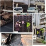 Lagos officials seal a property in Ikoyi over illegal sewage discharge.