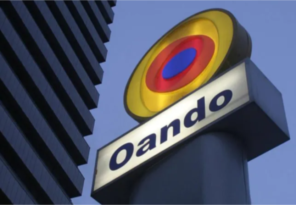 Oando officials inspect the Azuzuama-1 flowline after the Bayelsa oil spill investigation.
