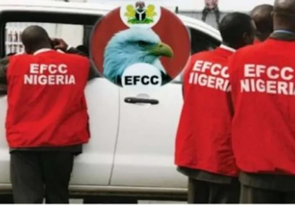 EFCC fake news graphic warning Nigerians against false recruitment claims.