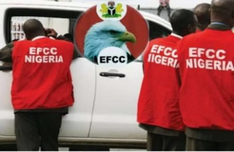 EFCC fake news graphic warning Nigerians against false recruitment claims.
