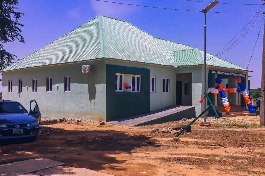 Deputy Governor Manassah Daniel Jatau commissions the Gombe Obstetric Fistula Centre in Deba.