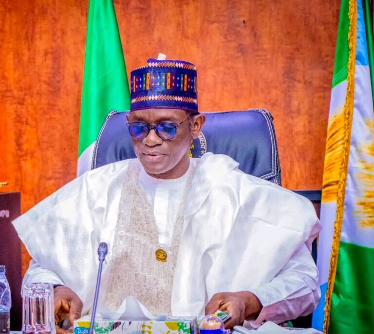 Governor Mai Mala Buni presiding over the Yobe State Executive Council meeting in Damaturu.