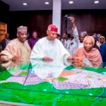 Newly recruited teachers receiving appointment letters in Kano State.