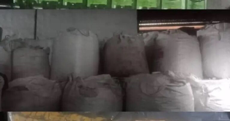 NAFDAC enforcement officers seal a factory producing banned alcoholic drinks in Ogun State.