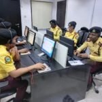 Officials at the newly opened LASTMA Complaint Centre in Oshodi receive public feedback on traffic management.