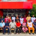 Red Cross officials and emergency stakeholders at a flood preparedness meeting in Calabar