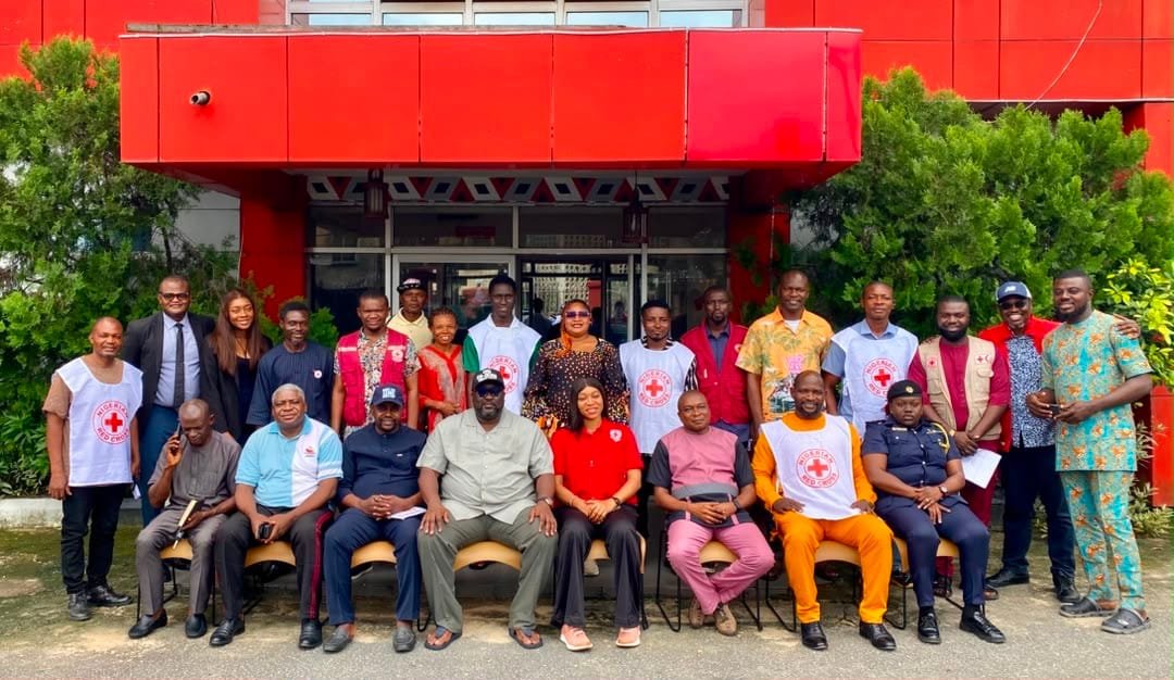 Red Cross officials and emergency stakeholders at a flood preparedness meeting in Calabar