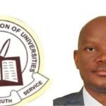 ASUU President Prof. Chris Piwuna addresses journalists during a press conference in Jos.