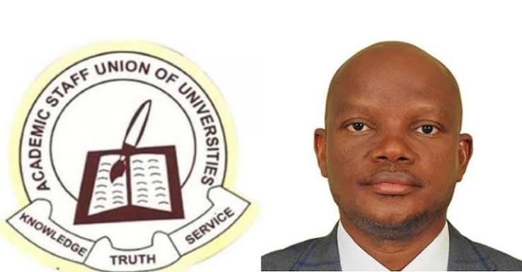 ASUU President Prof. Chris Piwuna addresses journalists during a press conference in Jos.