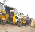 Commercial tricycles operating in Umuahia, Abia State.