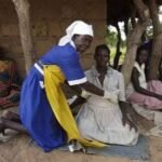 Rural maternal healthcare facility in Nigeria.