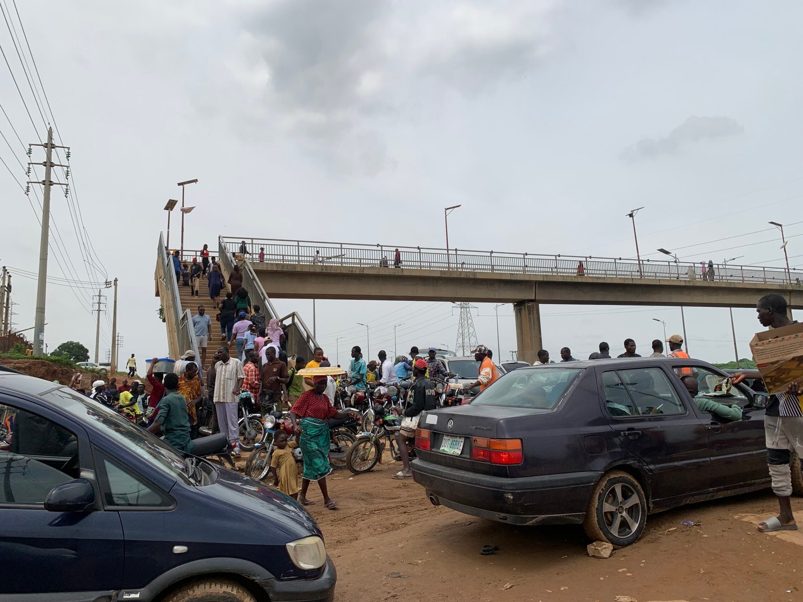 Okada Riders at Lugbe along Airport Road, Abuja