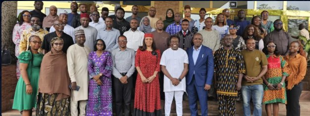 Health insurance officials during a WHO-supported health financing training in Nigeria