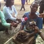 Oyo Police display recovered exhibits following the arrest of suspected human parts dealers.