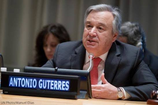 United Nations Secretary-General Antonio Guterres